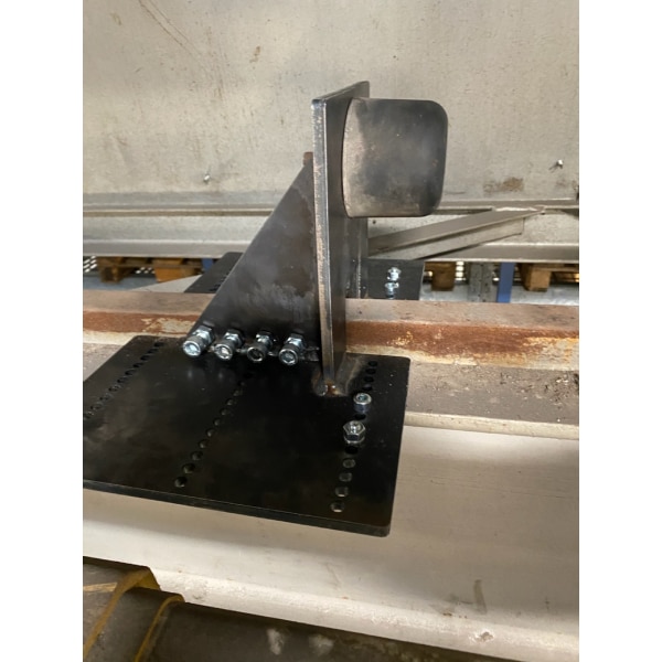 Paire de butoirs amovibles pour pont posé prévu pour carré de 40 x 40mm