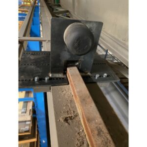 Paire de butoirs amovibles pour pont posé prévu pour carré de 40 x 40mm
