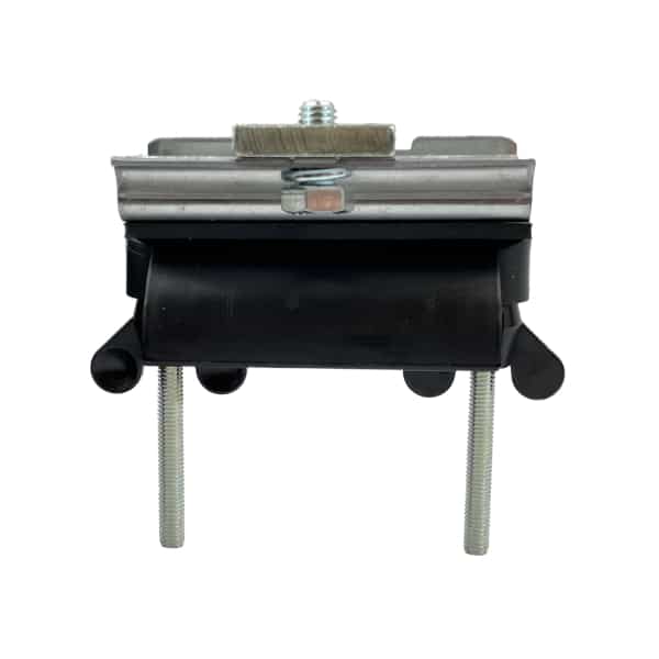 Porte câble d’extrémité avec cintre polyamide pour câble plat + visserie et écrous papillon