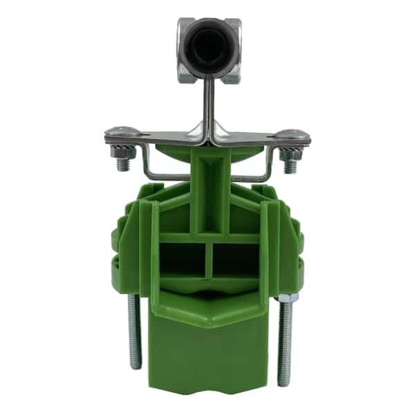 Chariot acier avec cintre polyamide pour un câble Ø5 à 38 mm pour rail 30 x 32 x 2 mm