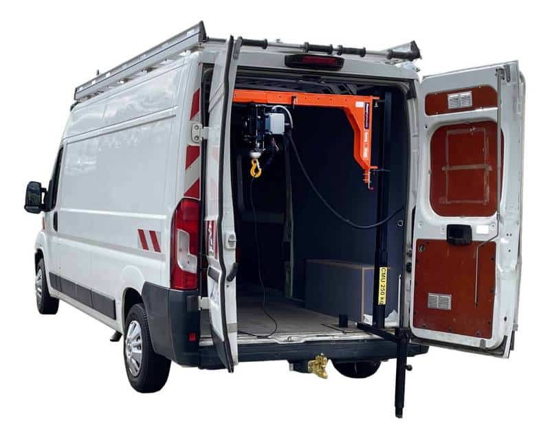 Potence de véhicule, portique camion