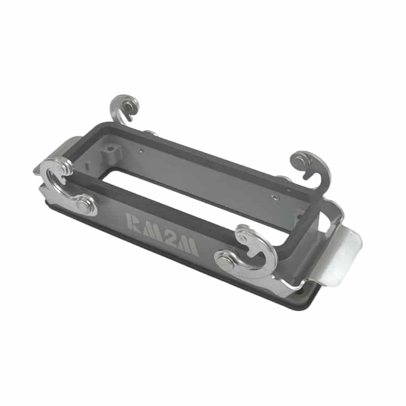Embase           encastrée pour prise 24 broches • 4 verrous