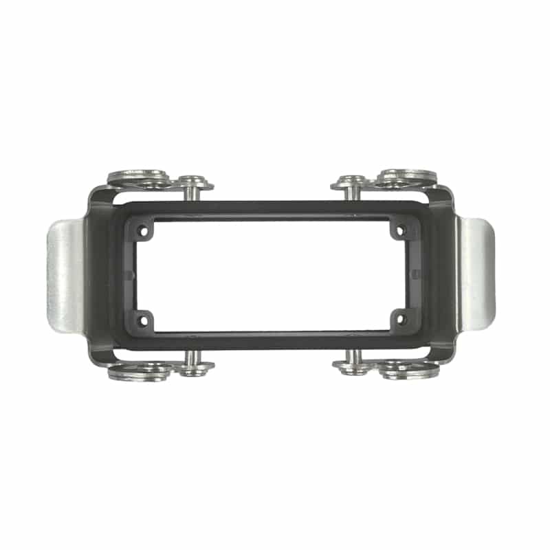 Embase          encastrée pour prise 16 broches • 4 verrous