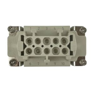 Prise femelle 10 broches (serrage par vis) • HE-010-F