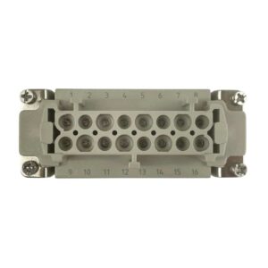 Prise femelle 16 broches (serrage par vis) • HE-016-F