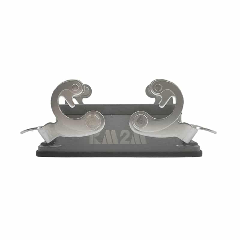 Embase            encastrée pour prise 10 broches • 4 verrous