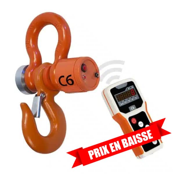 Peson          30t • Crochet peseur 30t • Dynamomètre  30t • Pesage de 0 à 30t • C6