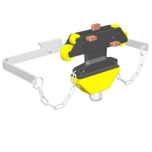 Entraîneur pour chariot simple 40A pour montage sur carré de 20 à 50mm pour gaine mobilis ELITE ME1600