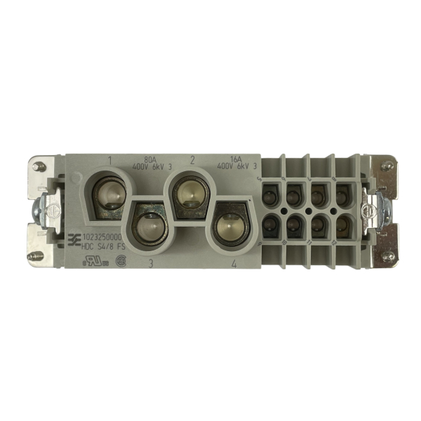 Prise femelle 12 broches (serrage par vis) • HE-012-F