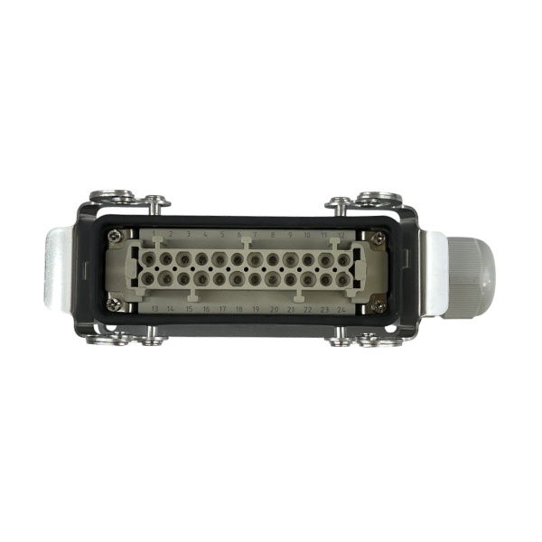 Prise femelle complète • 24 broches • 4 verrous