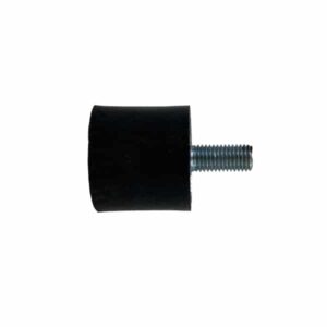 Tampon caoutchouc Silentbloc Ø 30 x 30 mm • 1 Tige filetée M8 x 20 mm et 1 taraudage M8