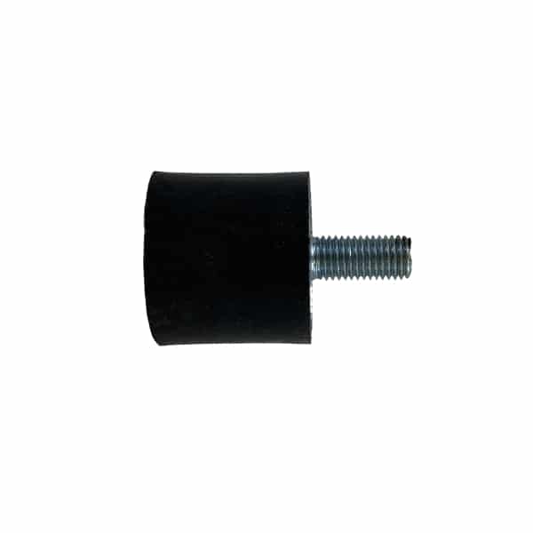 Tampon caoutchouc Silentbloc Ø 30 x 30 mm • 1 Tige filetée M8 x 20 mm et 1 taraudage M8