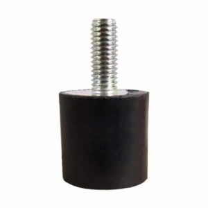 Tampon                         amortisseur cylindrique caoutchouc Ø25,5 x 25 mm • Tige filetée M8 x 20 mm