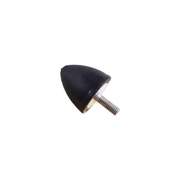Tampon amortisseur conique caoutchouc Ø30 x 30 mm • Tige filetée M6 x 16 mm