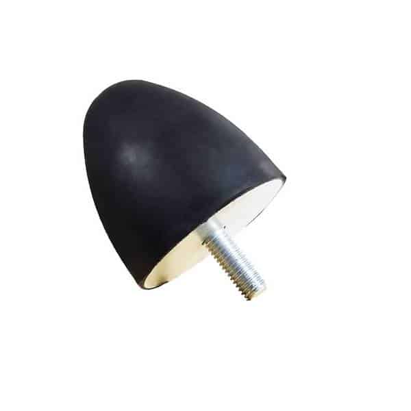 Tampon amortisseur conique caoutchouc Ø50 x 50 mm • Tige filetée M8 x 20 mm