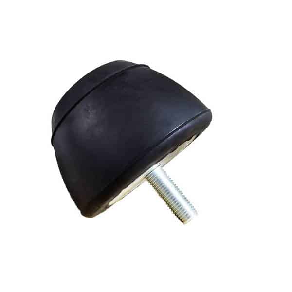 Tampon amortisseur tronconique caoutchouc Ø120/70 x 75 mm • Tige filetée M16 x 45 mm