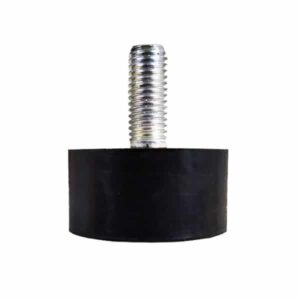 Tampon                       amortisseur cylindrique caoutchouc Ø40 x 20 mm • Tige filetée M10 x 25 mm