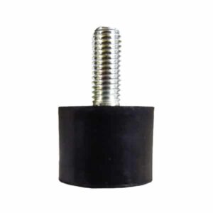Tampon                           amortisseur cylindrique caoutchouc Ø25,5 x 19 mm • Tige filetée M8 x 20 mm