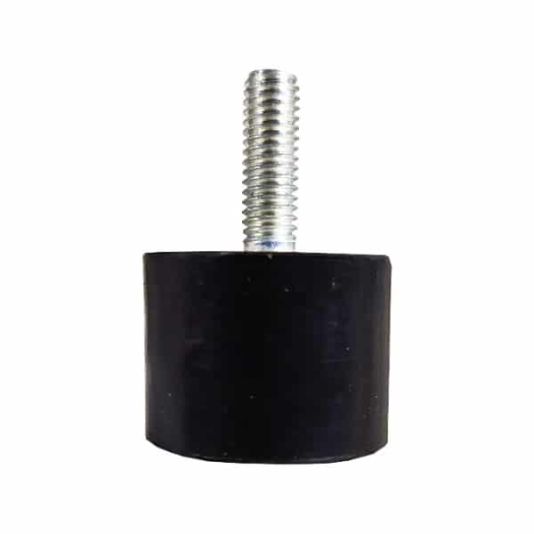 Tampon                          amortisseur cylindrique caoutchouc Ø25,5 x 20 mm • Tige filetée M6 x 18 mm