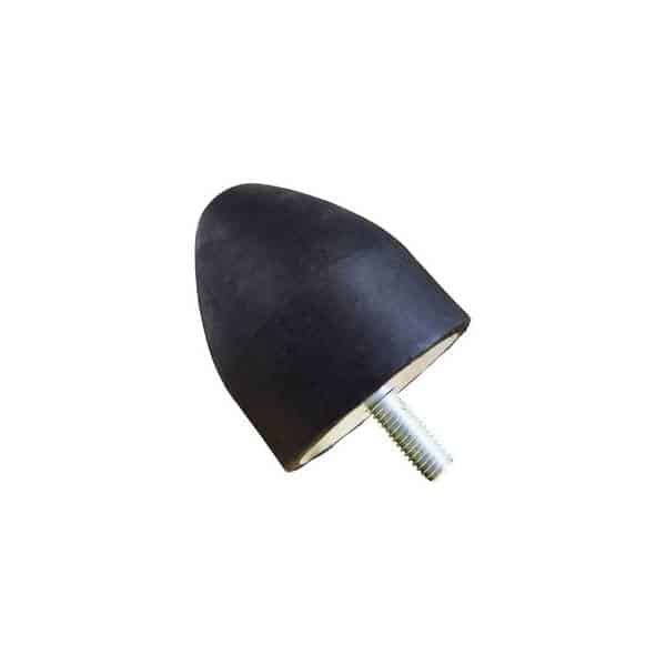 Tampon amortisseur conique caoutchouc Ø50 x 58 mm • Tige filetée M8 x 20 mm