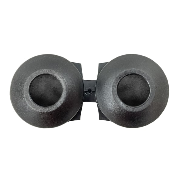 Bouton caoutchouc double