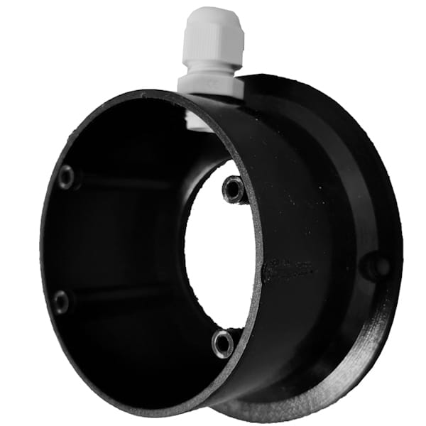 Support  en saillie pour avertisseur sonore • Ø 100 • Avec joint, presse-étoupe et visserie.