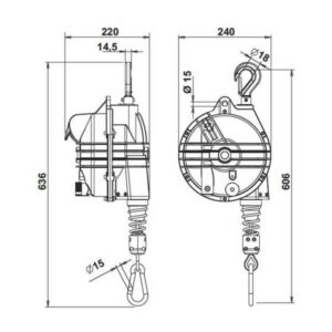 Equilibreur de charge                                  • 15 à 20 kg