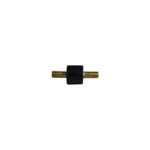 Tampon caoutchouc Silentbloc Ø 12,5 x 10 mm • 2 Tiges filetées M5 x 10 mm
