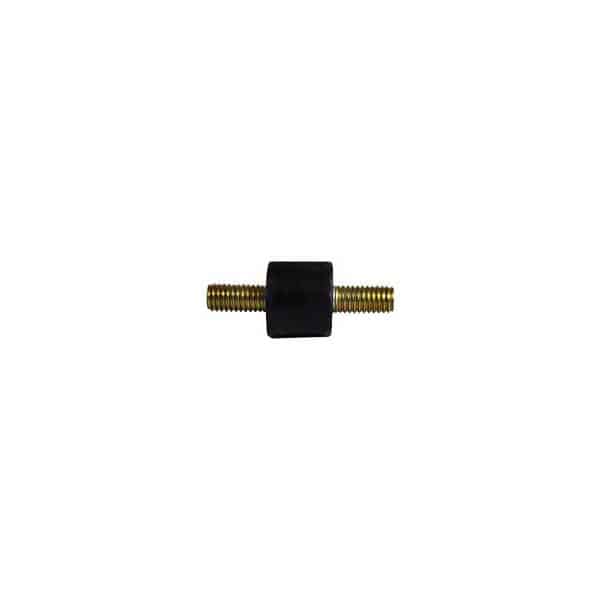 Tampon caoutchouc Silentbloc Ø 12,5 x 10 mm • 2 Tiges filetées M5 x 10 mm