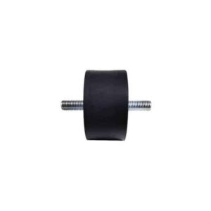 Tampon caoutchouc Silentbloc Ø 75 x 40 mm • 2 Tiges filetées M12 x 30 mm