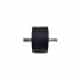 Tampon caoutchouc Silentbloc Ø 75 x 40 mm • 2 Tiges filetées M12 x 30 mm