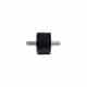 Tampon caoutchouc Silentbloc Ø 50 x 30 mm • 2 Tiges filetées M10 x 25 mm