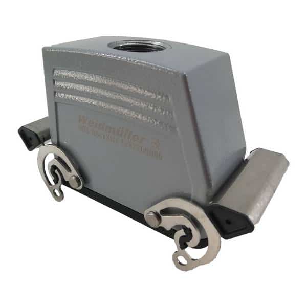 Capot     coupleur pour prise / insert 24 broches • 4 verrous