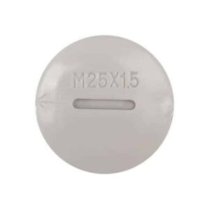 Bouchon pour presse-étoupe M25 Gris