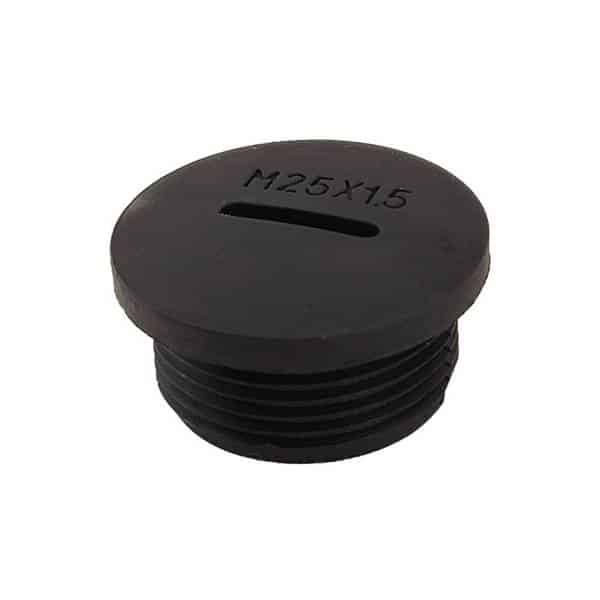 Bouchon pour presse-étoupe M25 Noir