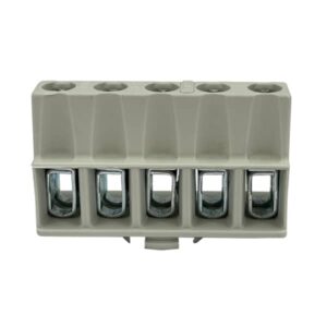 Bornier de raccordement polyamide 5 emplacements 6mm² nominal