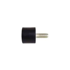 Tampon caoutchouc Silentbloc Ø 25,5 x 19 mm • 1 Tige filetée M8 x 20 mm et 1 taraudage M8