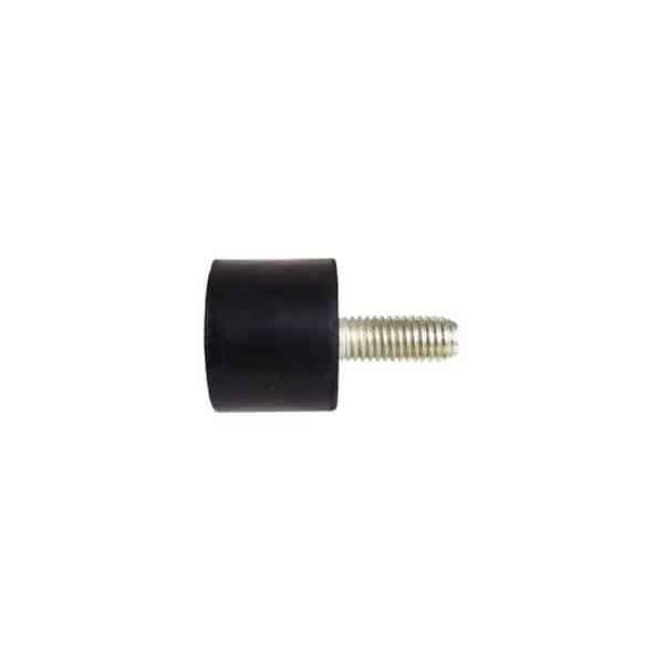 Tampon caoutchouc Silentbloc Ø 25,5 x 19 mm • 1 Tige filetée M8 x 20 mm et 1 taraudage M8