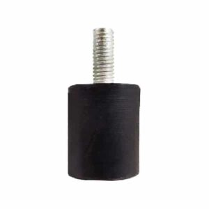 Tampon                                amortisseur cylindrique caoutchouc Ø16 x 20 mm • Tige filetée M5 x 12 mm