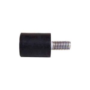 Tampon caoutchouc Silentbloc Ø 12,5 x 15 mm • 1 Tige filetée M5 x 10 mm et 1 taraudage M5