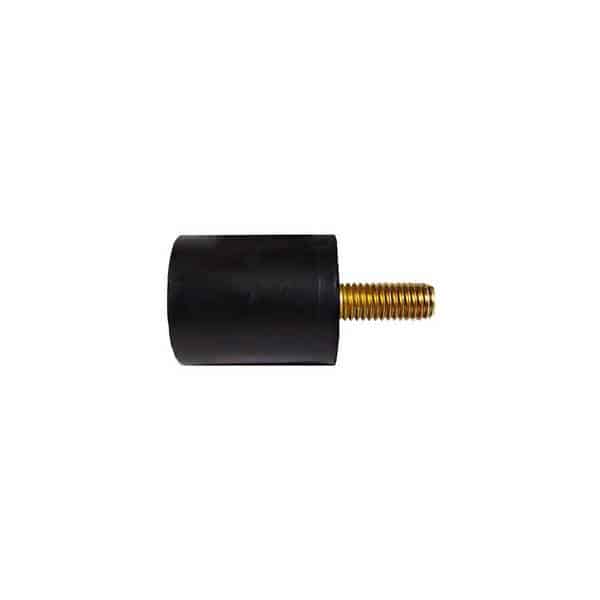 Tampon caoutchouc Silentbloc Ø 20 x 30 mm • 1 Tige filetée M6 x 18 mm 1 taraudage M6