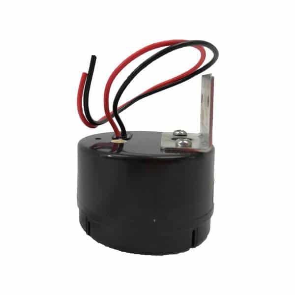 Avertisseur sonore Buzzer • son continu 2 tons 108dB • 12 VDC • avec équerre