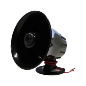 Avertisseur sonore Buzzer • son continu 2 tons 108dB • 6 à 12 VDC • sur pied
