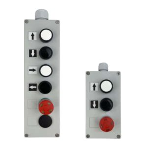 Boîtes à boutons pneumatiques