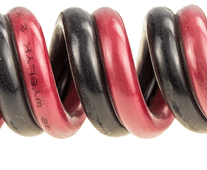 Câble spiralé 4 conducteurs, 5 fils, 2x1.5, 7 fils