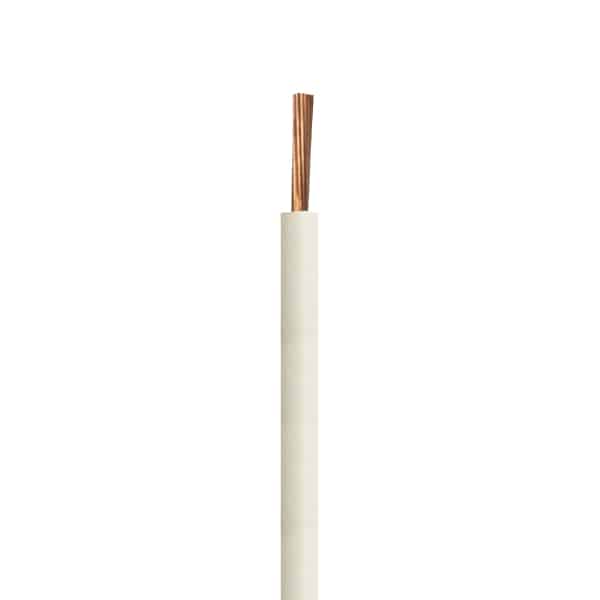 Câble            mono-conducteur (Fils de câblage) souple blanc • 1 x 1,5 mm²