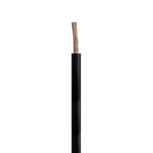 Câble           mono-conducteur (Fils de câblage) souple noir • 1 x 1,5 mm²