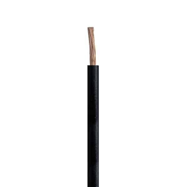 Câble          mono-conducteur (Fils de câblage) souple noir • 1 x 2,5 mm²