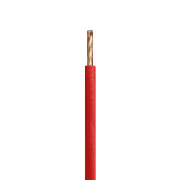 Câble         mono-conducteur (Fils de câblage) souple rouge • 1 x 4 mm²