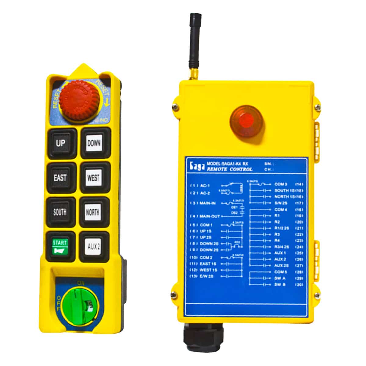 Radiocommande et récepteur Falard K1 et K2